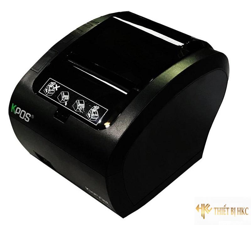 Máy in hóa đơn Kpos có thể kết nối với ngăn kéo đựng tiền