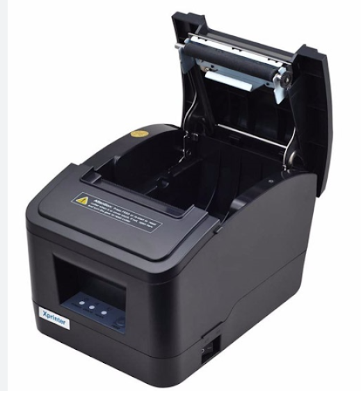 Mở nắp máy in hóa đơn Xprinter A160M vệ sinh vô cùng đơn giản