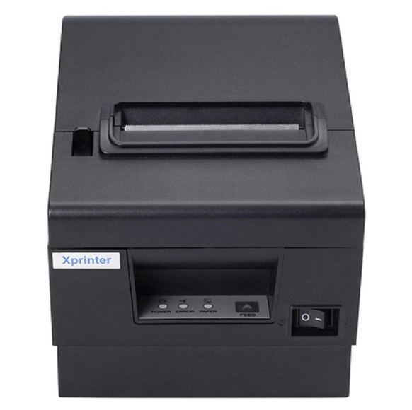 Mặt sau máy in hóa đơn Xprinter Q200