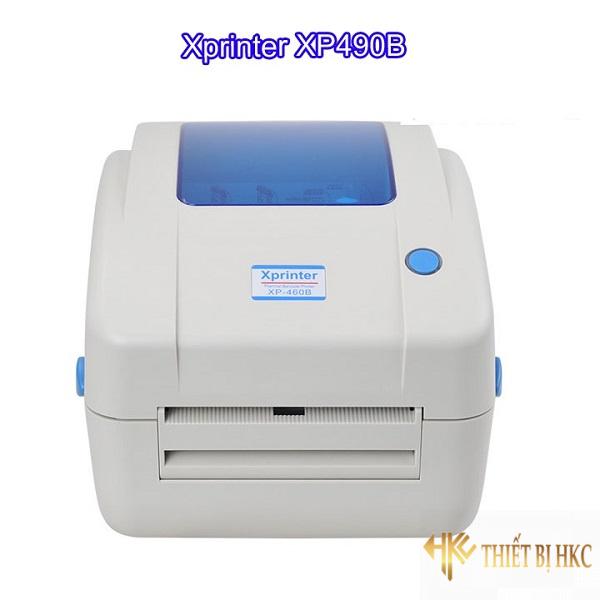 Máy in mã vạch Xprinter XP 490B chuyên dùng cho các sàn TMDT