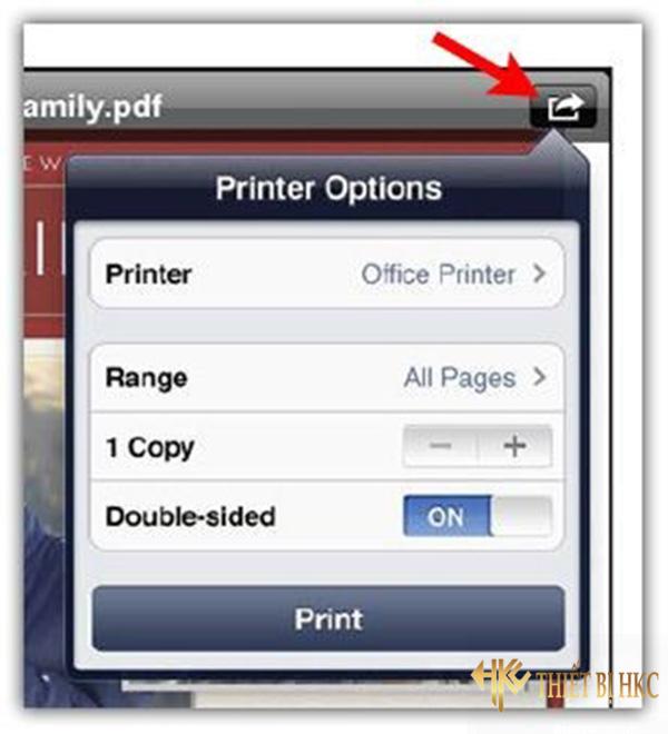 Lựa chọn máy in và số lượng bản in
